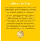 "Angst verstehen, nutzen, überwinden" in weißem Text auf gelbem Hintergrund mit Beschreibung von Prof. Dr. Dietrich Grönemeyers Ansatz. Unten ist ein Logo.