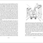 Seite 20 links spricht von einem gemütlichen Wagen und Reisevorbereitungen. Rechts oben Illustration eines LKWs in enger Gasse.