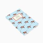 Buchtitel: „Wilhelm Schmid: Vom Glück der Freundschaft“. Hellblauer Einband mit fliegenden Tieren und Reitern.