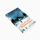 Text: "CLAIRE BEYER", "Und plötzlich Weihnachten", "ROMAN INSEL". Verschneite Hütte mit Tannen im Hintergrund.