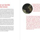 Seiten mit roter Überschrift: "Was wir auf dem Bild sehen können". Links Beschreibung von Kain und Abel. Rechts Bilddetails.