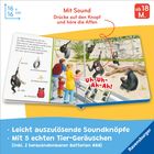 Mit Sound, drücke auf den Knopf und höre die Affen. Leicht auszulösende Soundknöpfe, mit 5 echten Tier-Geräuschen.