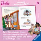 „Zwei Detektivgeschichten. Verschwundener Hund und trauriges Pferd: Barbie und Barbie lösen knifflige Fälle.“