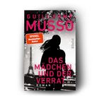"Guillaume Musso", "Das Mädchen und der Verrat", "Roman", "SPIEGEL Bestseller-Autor". Silhouette vor Eiffelturm.