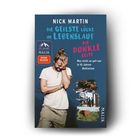 Ein Buchcover mit dem Titel: "Die geilste Lücke im Lebenslauf - Die dunkle Seite". Ein Mann lehnt nachdenklich.