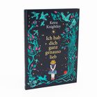 Keira Knightley: "Ich hab dich ganz genauso lieb." Illustration mit Bäumen, Vögeln und einem Mädchen.