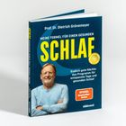 "Schlaf" in Gelb, Titelseite eines Buches von Prof. Dr. Dietrich Grönemeyer. Autor mit verschränkten Armen, lächelt.