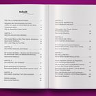 Inhalt eines Buches mit Kapiteln über Emotionen, Meer, Reise, Strand und emotionale Regulation. Seitenzahlen daneben.