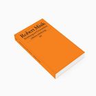 Buchtitel: "Robert Misik, Erziehung zur Grausamkeit, edition suhrkamp". Orangefarbene Buchabdeckung.