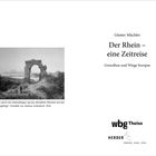 Titel: "Der Rhein – eine Zeitreise". Untertitel: "Grenzfluss und Wiege Europas". Unten links Gemälde eines Steinbogens.