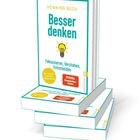 "Besser denken", Henning Beck, Buchcover mit Glühbirnen-Illustration, gelber Kreis "Der neueste Stand der Wissenschaft".