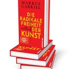 Roter Buchstapel, Titel: "Die radikale Freiheit der Kunst" von Markus Gabriel, Verlag: Ullstein.