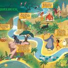 Titel: Das Dschungelbuch. Kaa hypnotisiert Mogli. Die Wölfe wollen Mogli ins Menschendorf schicken. Balu lehrt Mogli.