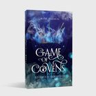 "Anne Harmon, Game of Covens, Revenge & Redemption, I Cove." Eine Krone im blauen Rauch vor mystischem Hintergrund.