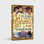 J.K. Rowling, Harry Potter und der Gefangene von Askaban. Illustration zeigt Harry, einen Hirsch, Bus und Wolf. Carlsen Verlag.