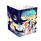 "K-Pop Academy: Tanz der Dämonen" von Mina Finch. Lebendige Illustration mit Figuren in dynamischen Posen.