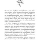 KAPITEL 1. Eine Blume ist unter dem Überschrift. Der Text beschreibt emotionale Verluste und eine Zugfahrt durch Chicago.