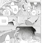 Eine schwarz-weiße Manga-Seite zeigt eine Person im Bett mit einem Smartphone. Text: "Oh nein!" und "THIRST.1".