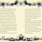 Ein Text über einen Einbrecher in einem Spielzeugladen zur Weihnachtszeit, verziert mit verspielten, schwarzweißen Illustrationen.