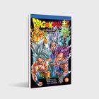 Cover von "Dragon Ball Super: Ein Vermächtnis für die Zukunft". Fünf muskulöse Krieger in farbenfrohen Kampfkostümen.