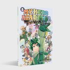 Text: "MY HERO ACADEMIA Team Up Mission 8, Versammelt euch, Helden!". Ein dynamisches, farbenfrohes Manga-Cover.