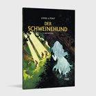 Texte: "Das Mofa...? Vergiss es, das ist Schrott." "Los, die Luft ist rein." "Komm!!" "Irgendwo ist er und sucht uns." Szenen in informellen, ärmlichen Hütten.