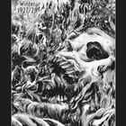 Text: "Winter 1927/28". Eine schwarz-weiße Illustration mit einem Totenkopf, umgeben von abstrakten Formen.