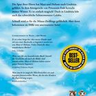 Blaue Wolken, goldener Bestseller-Button und Mäuse-Illustration unten rechts. Text über magische Abenteuer von Maxi & Helium.