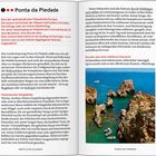 Ponta da Piedade: Spektakuläre Felsküste. Vormittags oder nachmittags erkunden. Unglaublich! Bild: Klippen und Boote im klaren Wasser.