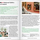 "National Gallery of Ireland," Tipps: Besuch verlängern, Lieblingsgemälde als Postkarte. Bild zeigt Galerie mit Treppenhaus.