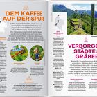 Reiseplanung Unsere Favoriten: "Dem Kaffee auf der Spur" und "Verborgene Städte & Gräber". Thema: Kaffee und archäologische Stätten.