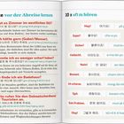 Seite 8: "5 Sätze vor der Abreise lernen" mit Beispielen und Erklärungen. Seite 9: "10 x oft zu hören" mit häufigen Ausdrücken.