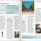 "Direkt ankommen" und "Georgi Palahutev & Frank Stier". Zwei Seiten: Links über Ankunft in Sofia, rechts Erkundungstipps.