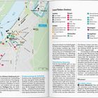 "Luxor/Theben (Gezira): Ansehen: Luxor-Tempel; Essen: Sofra; Schlafen: Hilton; Einkaufen: Souq. Karte zeigt Luxor mit Nilufer."