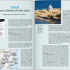 TOUR: Einer schöner als der andere. Wanderung zu den Stränden im Inselsüden. Ein Foto zeigt eine weiße Kapelle an der Küste.