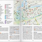 Malmö, Sehenswürdigkeiten: Rathaus, Apoteket Lejonet, St. Petri kyrka. Karte zeigt zentrale Orte Malmös, Texte beschreiben Altstadt.