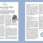 **RÄTSELKRIMI: Szenen einer Ehe**

Ein Text über eine Kriminalgeschichte im Sherlock-Holmes-Stil. Links oben ist eine Person in Trenchcoat und Hut zu sehen. Rechts unten ist eine Lupe abgebildet.
