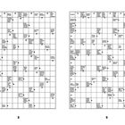 Zwei Kreuzworträtsel mit Begriffen wie "Seebad", "Gewürznelkenbaum", "operischer Solosänger", "neugebacken". Nummer 8 und 9 unten.
