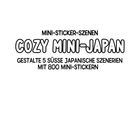 MINI-STICKER-SZENEN  
COZY MINI-JAPAN  
Gestalte 5 süße japanische Szenerien mit 800 Mini-Stickern.