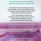 Text: "Manchmal waren Momente alles, was wir hatten. Aber wir hatten sie." Lila Hintergrund, Luchterhand-Logo.