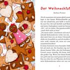 "Der Weihnachtsteller. Barbara Pronnet."
Text über Kekse, Marzipanfiguren und Kokosmakronen. Links Kekse, Lebkuchenfigur.