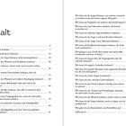 Inhalt, gefolgt von einer Liste von Kapiteln und ihren Seitenzahlen, die sich mit dem Thema "Loslassen" befassen.