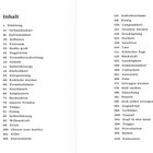 Inhaltsverzeichnis mit Themen wie Zufriedenheit, Freiraum, Geduld, Selbstfürsorge, Intuition, Rücksicht, Humor, Schlusswort.