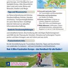 Titel: Europa per Rad

Reiseführer für Radtouren.

Enthält Tipps und Infos für Routen, Karten und Vorbereitung. 

Europa-Karte abgebildet.