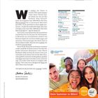 Texte im Bild:

1. „Wussten Sie, dass man in den Bergen zu allen Du sagt – egal, ob man sie kennt oder nicht?“

2. „Dein Sommer in Wien!“: Deutschkurse, Sommer-Intensivkurse, Freizeitprogramm, Termine. 

Zusammenfassung: 
Links eine redaktionelle Notiz über Höhen und kulturelle Unterschiede. Rechts eine Werbeanzeige für Sprachkurse in Wien mit fröhlicher Gruppe. 

