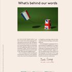 ISSUE 10|26  
What's behind our words  

Zwei Becher mit Französisch und Britisch, verbunden durch Schnur.  