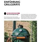 Einführung Grillgeräte, Der Keramikgrill – Big Green Egg, Bild eines grünen Keramikgrills im Freien.