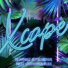 Text: "ALISA BEL", "Xcope", "DU KANNST DEM SCHICKSAL NICHT ENTKOMMEN, ALICE.", "Black Edition". Im Hintergrund Palmenblätter.