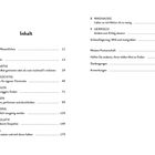 Inhaltverzeichnis mit neun Kapiteln, z. B. "EIGENARTIG", "SELBSTSÜCHTIG", "WAGHALSIG". Kapitelnummern und Seitenzahlen enthalten.