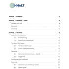 INHALT. Kapitel 1: Vorwort, 3. Kapitel 2: Hinweise & Tipps, 4. Kapitel 3: Training, 9. Zahlen, Terme, Stochastik, Geometrie.